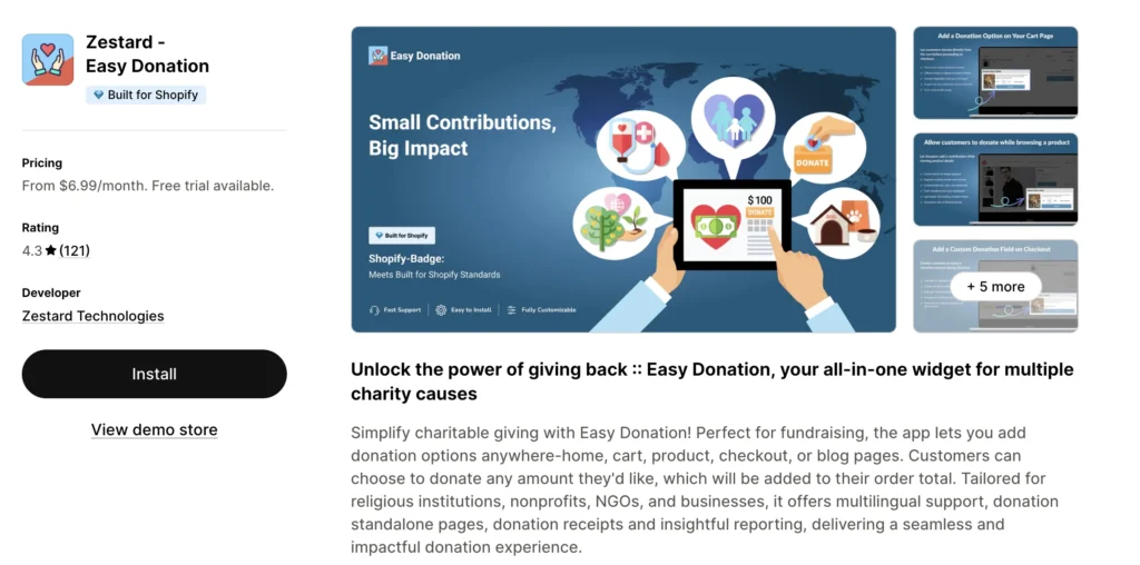 Easy Donation